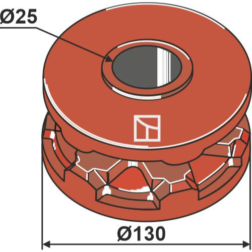 Polea de guía 130 x 25 - LS10-PGU-003