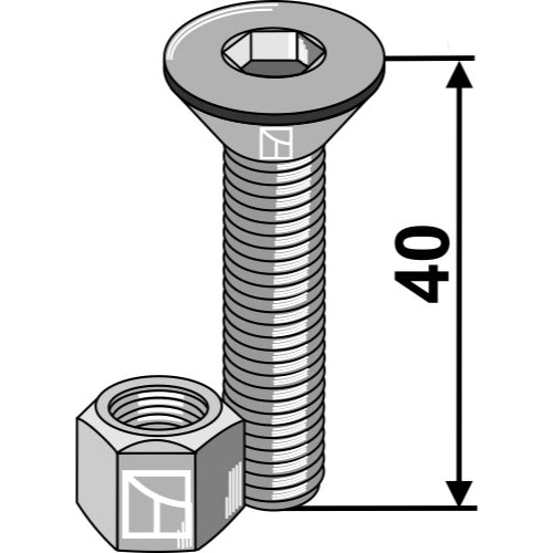 Tornillo - M8x1-25 - LS04-TRT-105