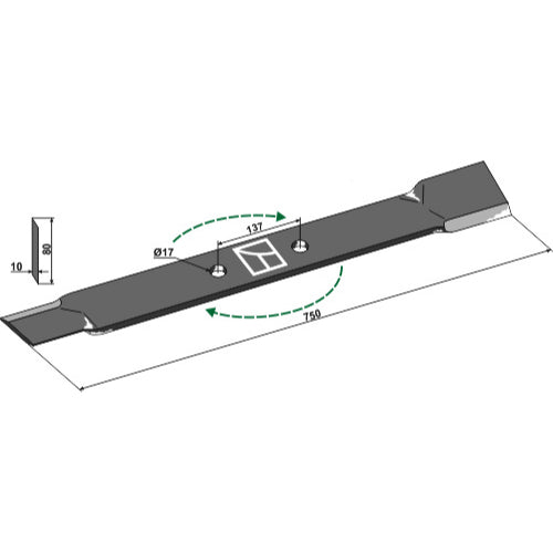 LS03-CUD-623 - Cuchilla - Adaptable para Röll