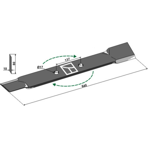 LS03-CUD-624 - Cuchilla - Adaptable para Röll